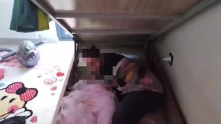 Firari kadın saklandığı bazanın altında yakalandı