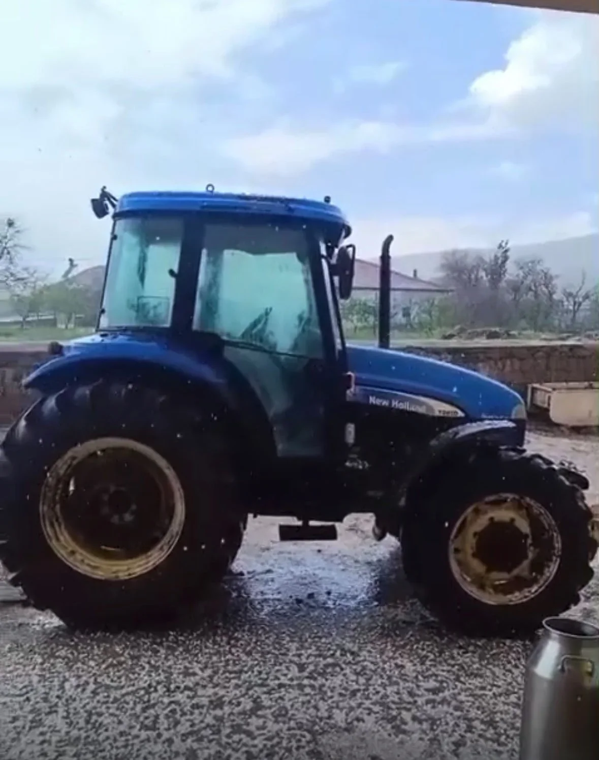 Bünyan’ın Kırsal Mahallelerinde Dolu Yağışı Etkili Oldu