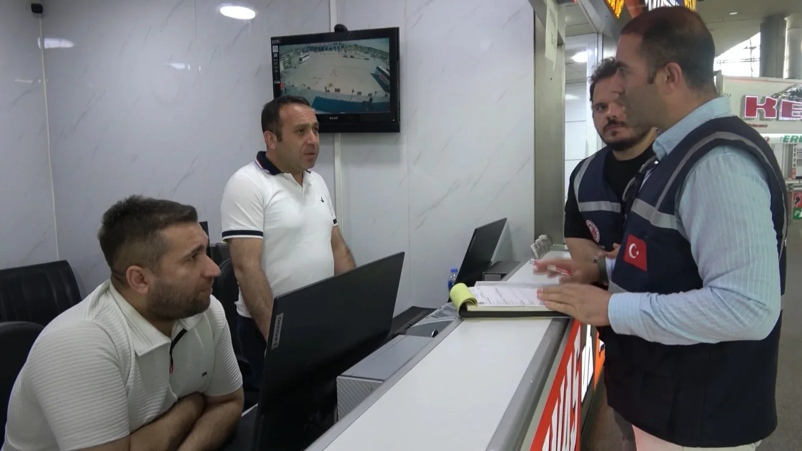Kayseri Şehirlerarası Otobüs Terminali’nde Bayram Öncesi Bilet Fiyatı Denetimi