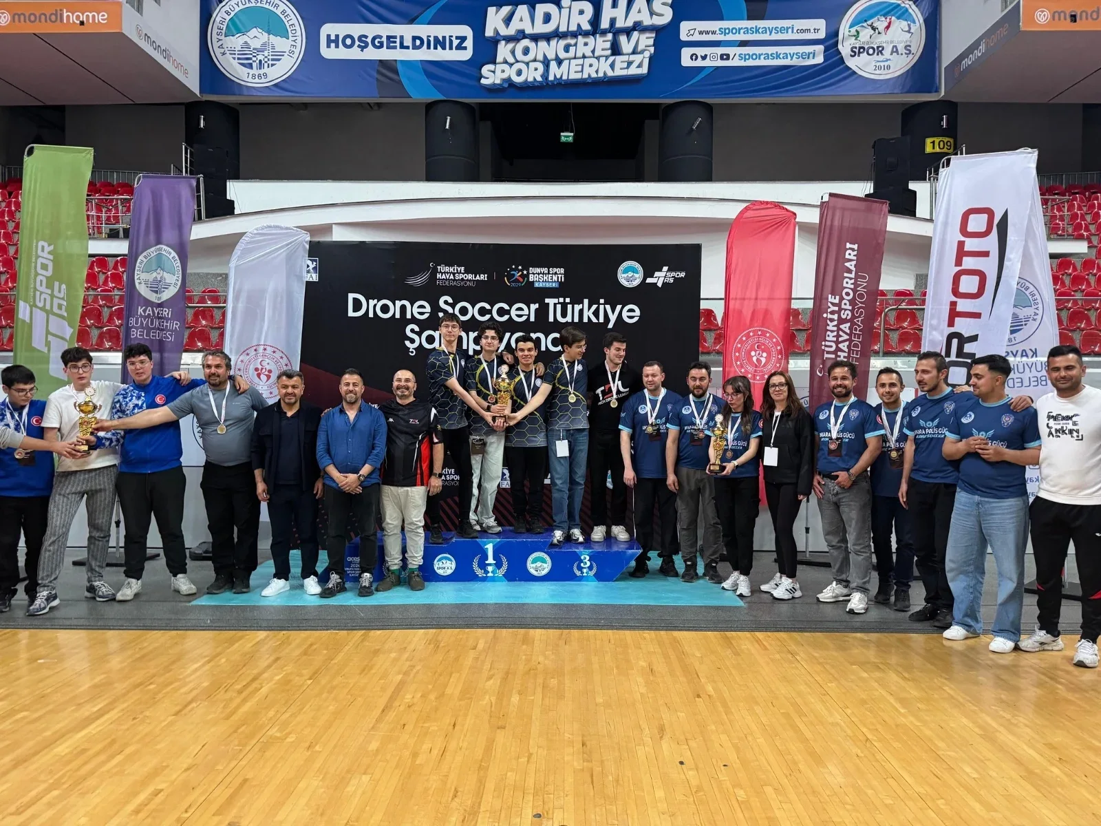 Kayseri’de Drone Soccer Heyecanı