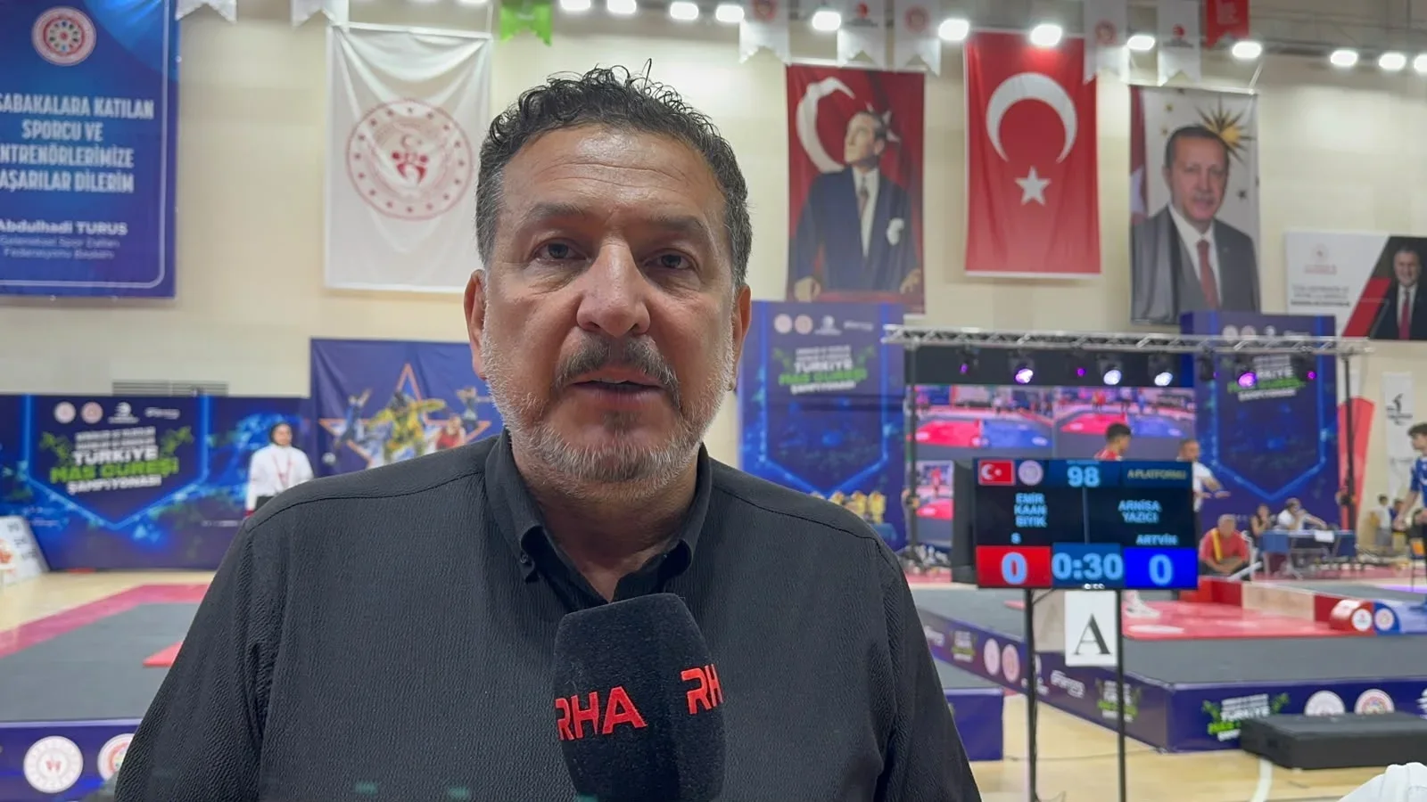 Kayseri’de Mas Güreşi Türkiye Şampiyonası’nda 646 sporcu mücadele ediyor