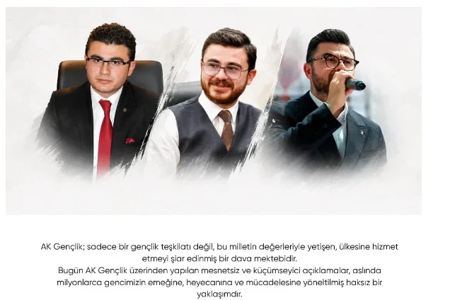 AK Parti Kayseri İl Başkanı'ndan Özgür Özel'e: "AK Gençlik Bir Dava Mektebidir"