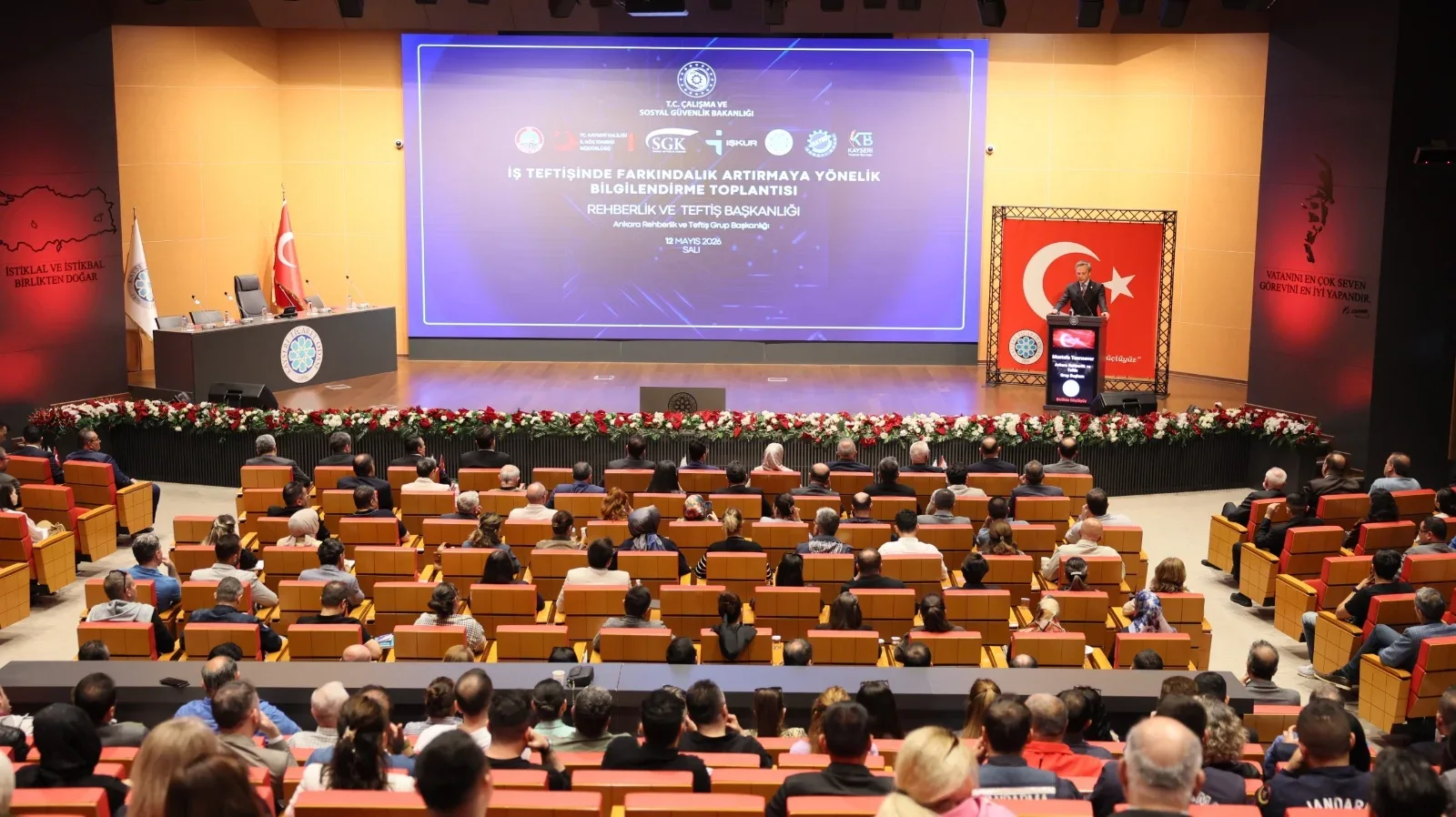 Kayseri’de iş teftişinde farkındalık artırmaya yönelik bilgilendirme toplantısı