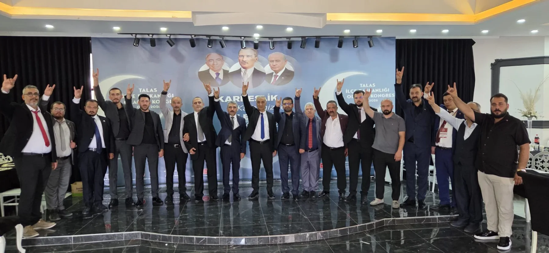 MHP Talas'ta Kayhan Saraç Yeniden Başkan Seçildi