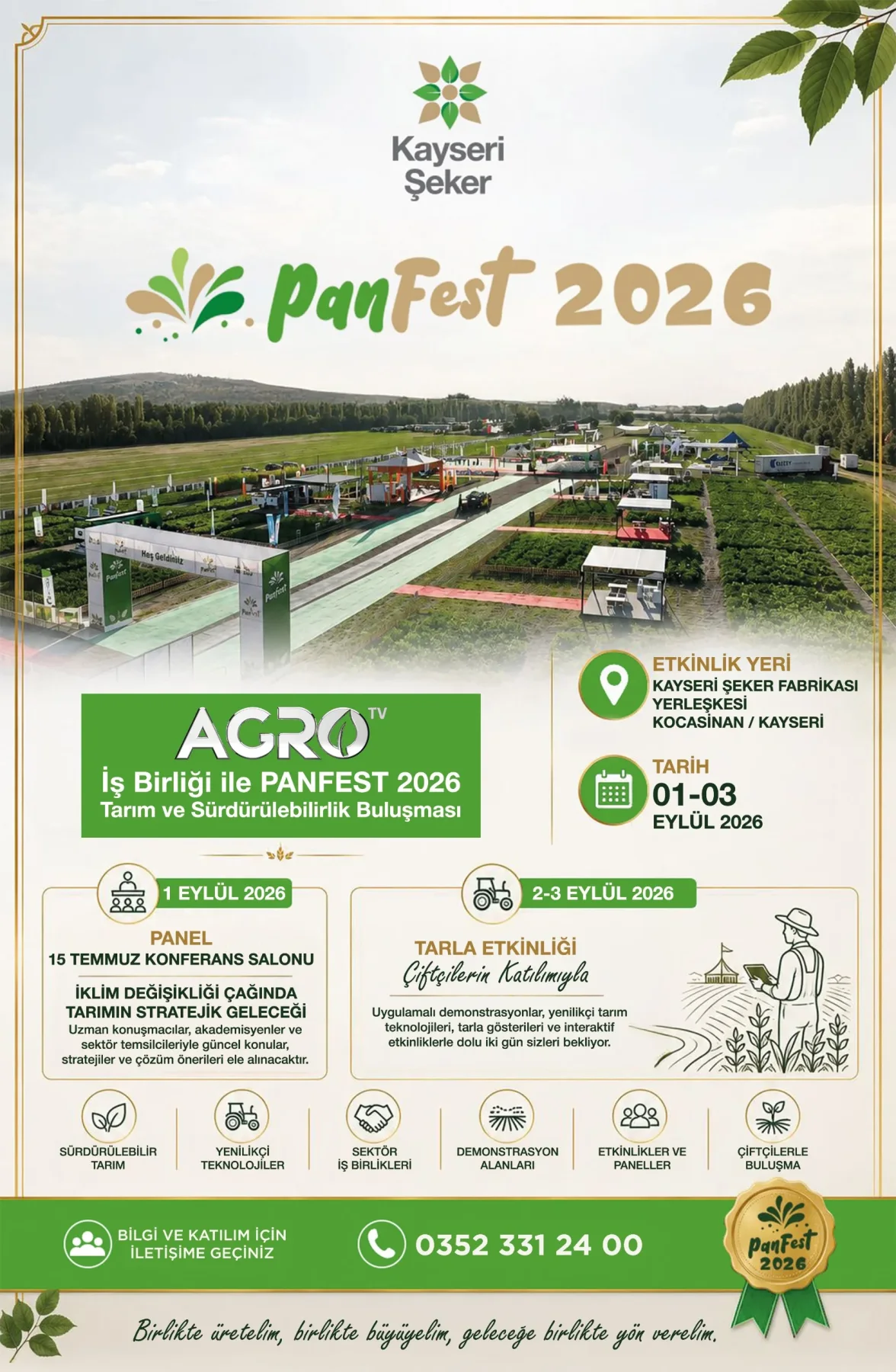 Tarımın geleceği, üreticinin gücü Panfes’te buluşuyor