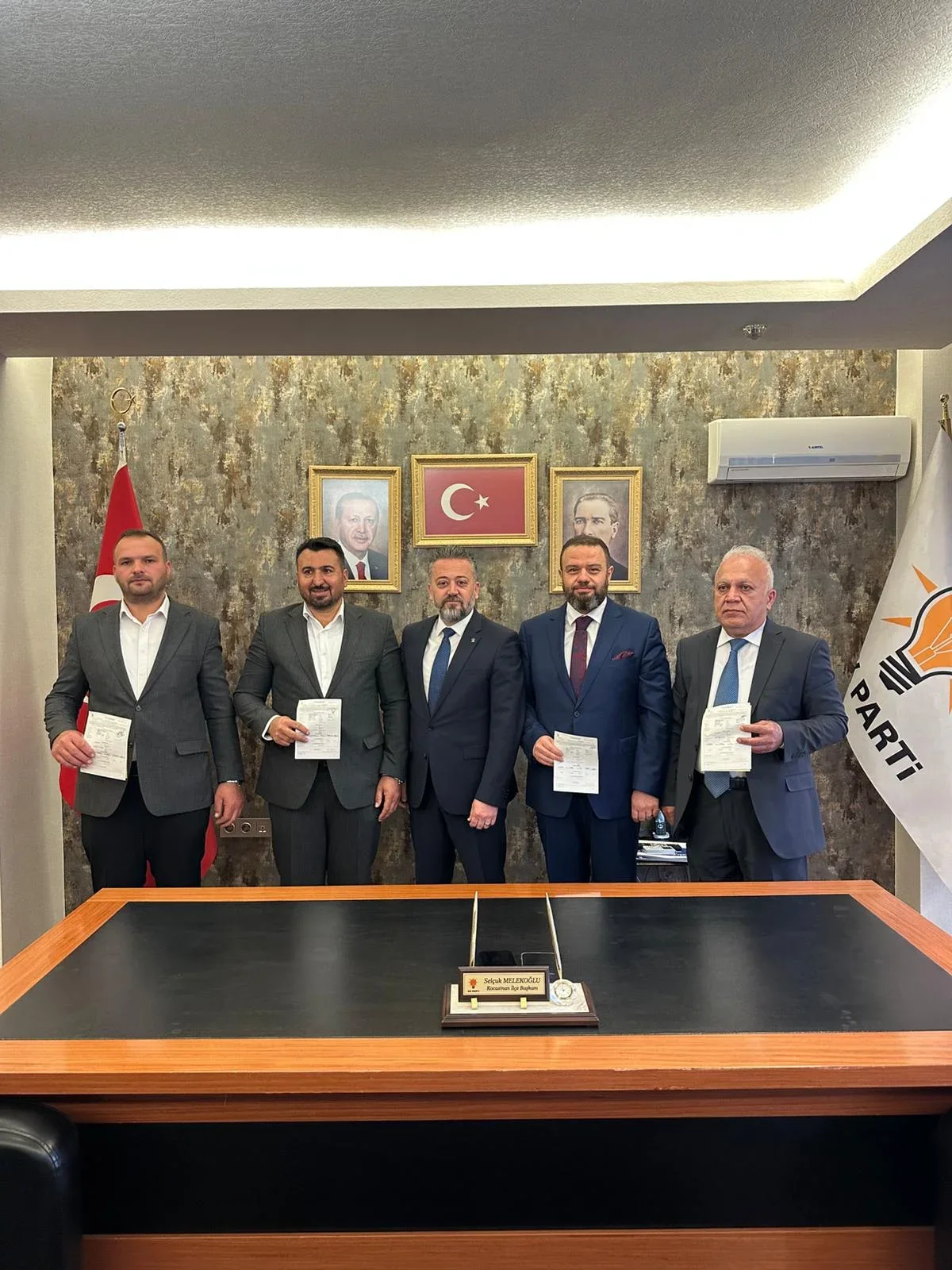 AK Parti Kocasinan’da Güç Birliği: 4 Meclis Üyesi Parti Saflarına Katıldı