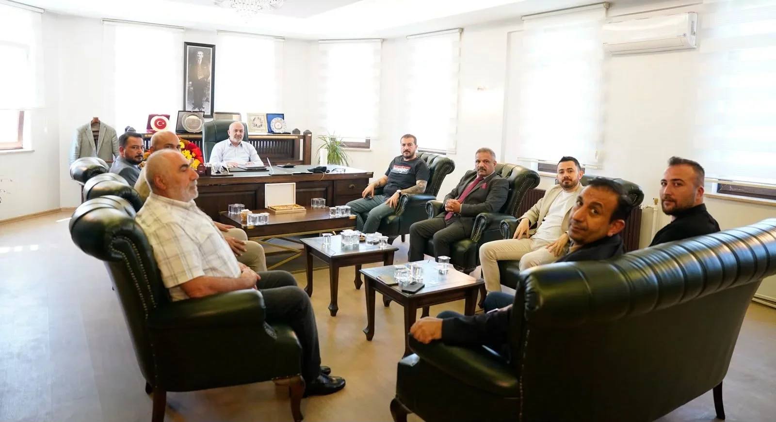 AKİB Genel Başkanı Hızar’dan Kayserispor Başkanı Çamlı’ya Ziyaret