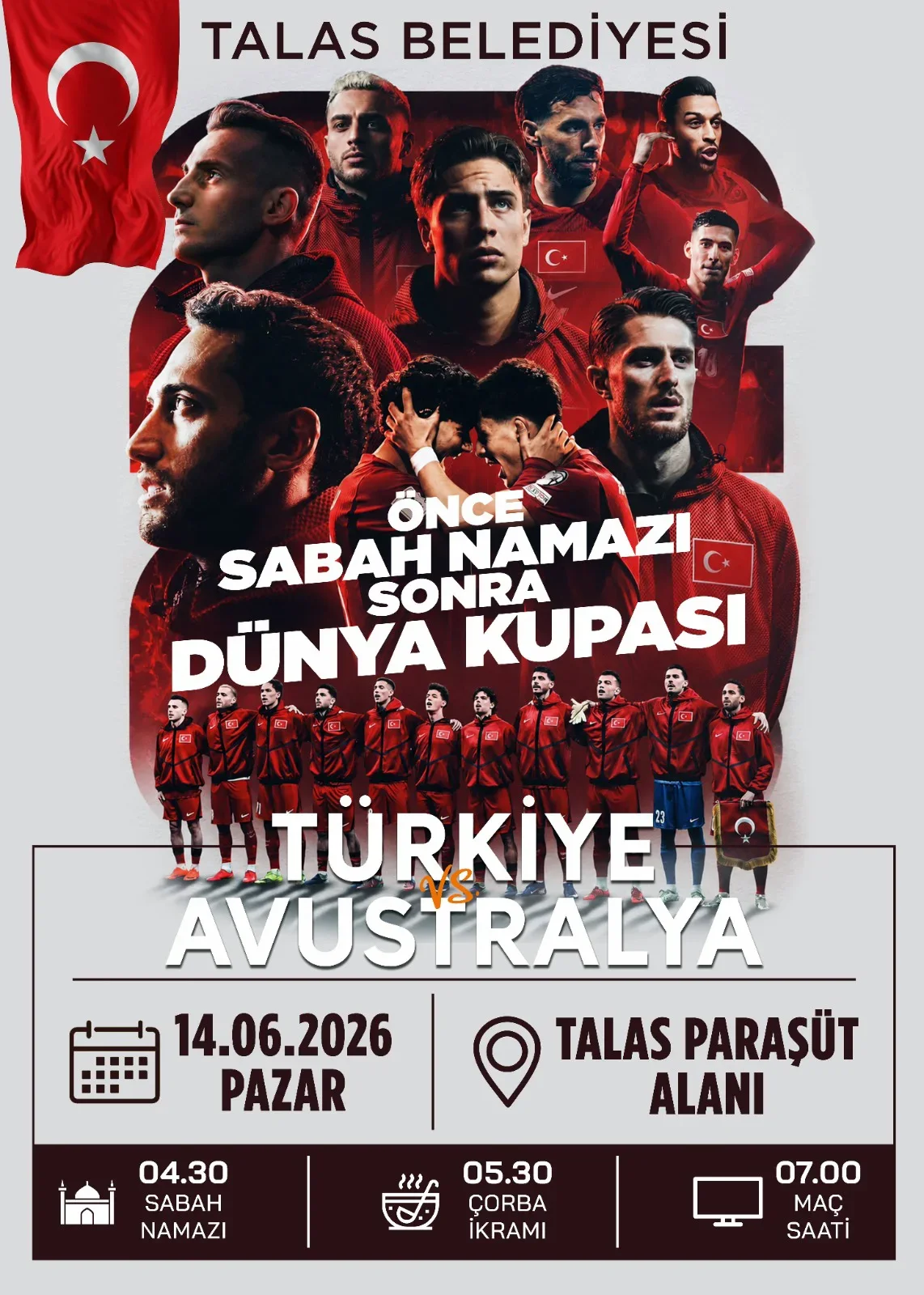 Talas'ta Milli Heyecan Paraşüt Alanında Yaşanacak