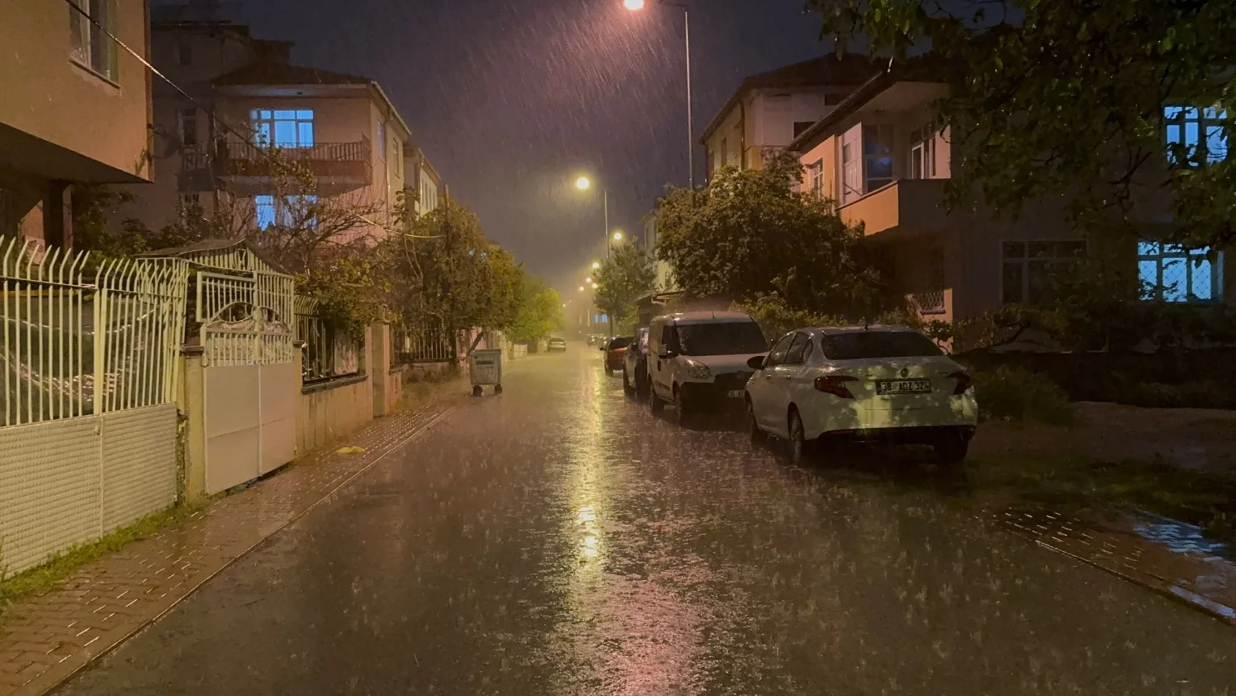 Kayseri’de sağanak yağış etkili oldu