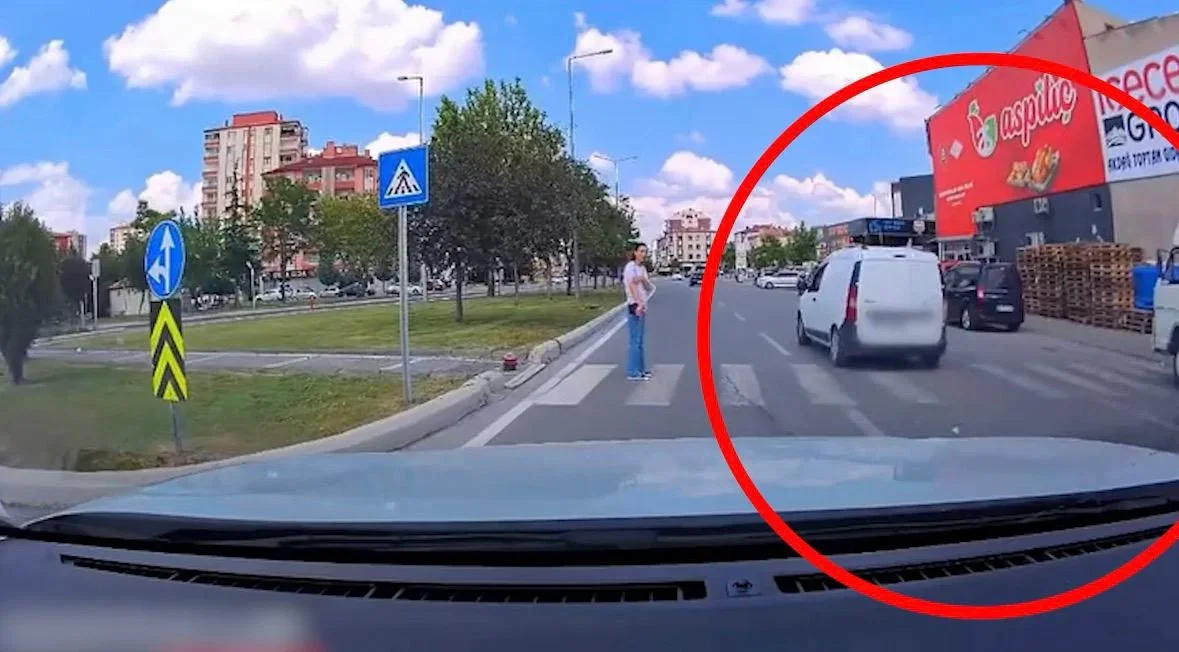 Kayseri’de yayaya yol vermeyen 2 sürücüye 11 bin TL ceza