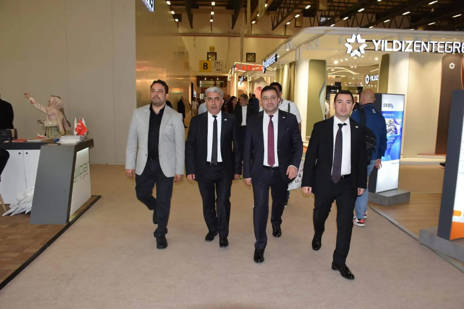 Kayseri OSB yönetimi, İstanbul’daki 3 uluslararası fuara çıkarma yaptı