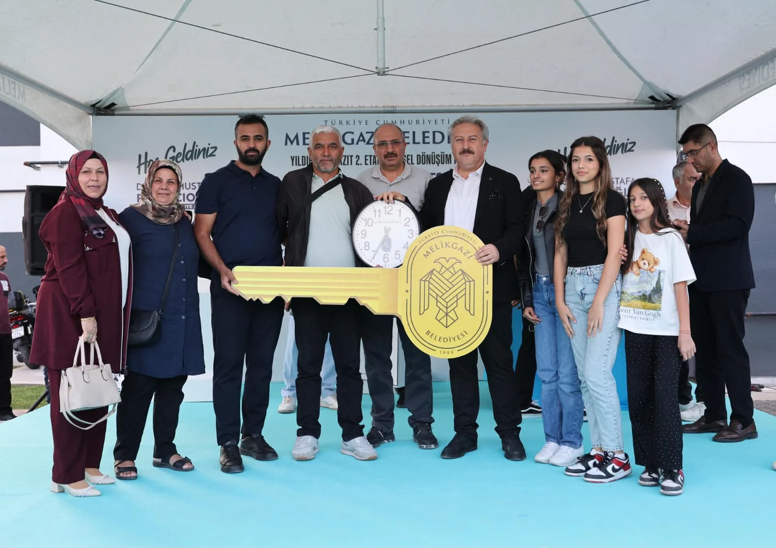 Melikgazi’de 204 hak sahibi yeni evlerine kavuştu