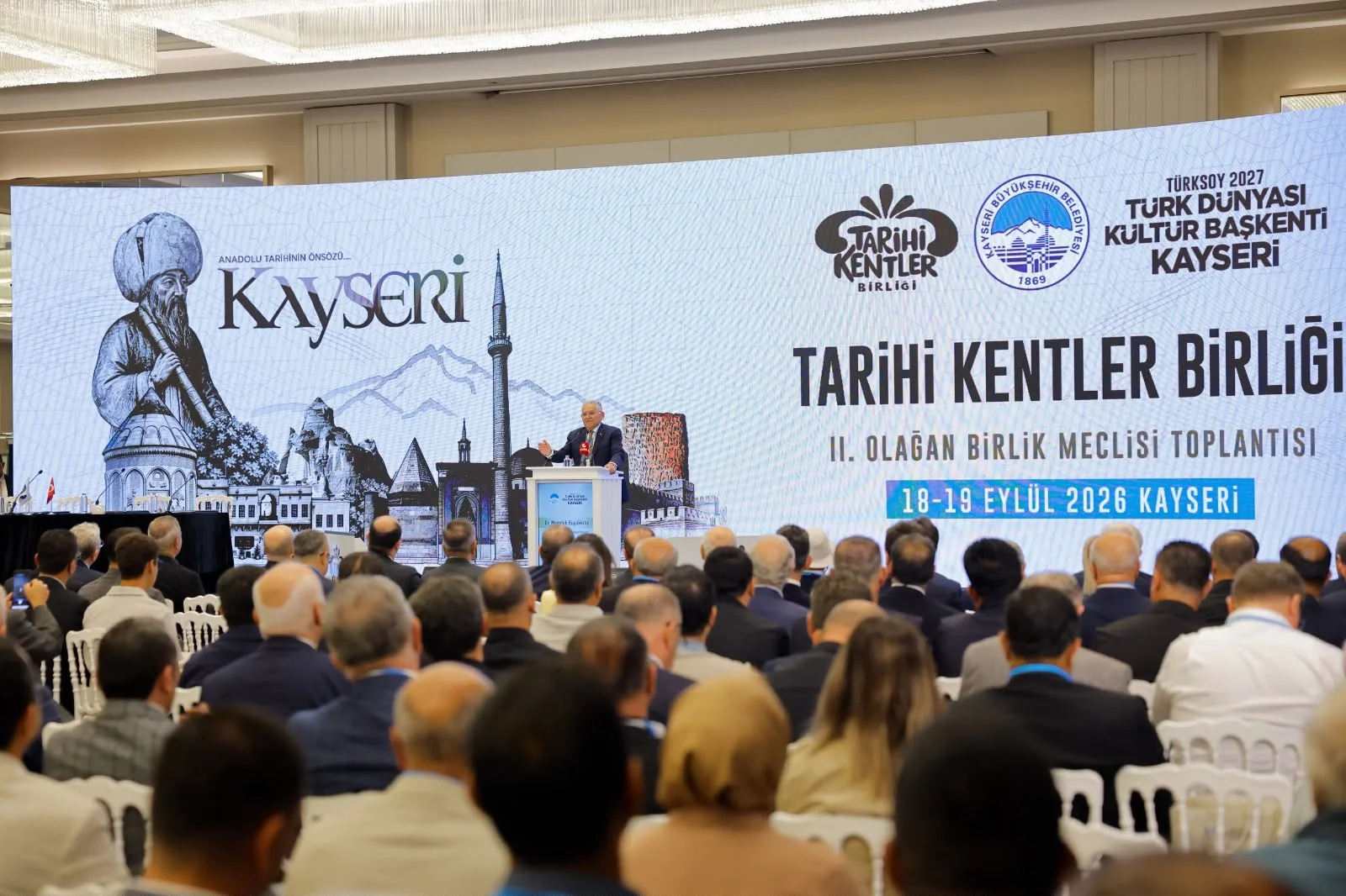 Tarihi Kentler Birliği’nden Kayseri’ye Övgü: Tarih Akıyor, Kayseri Tarihi Konuşturuyor
