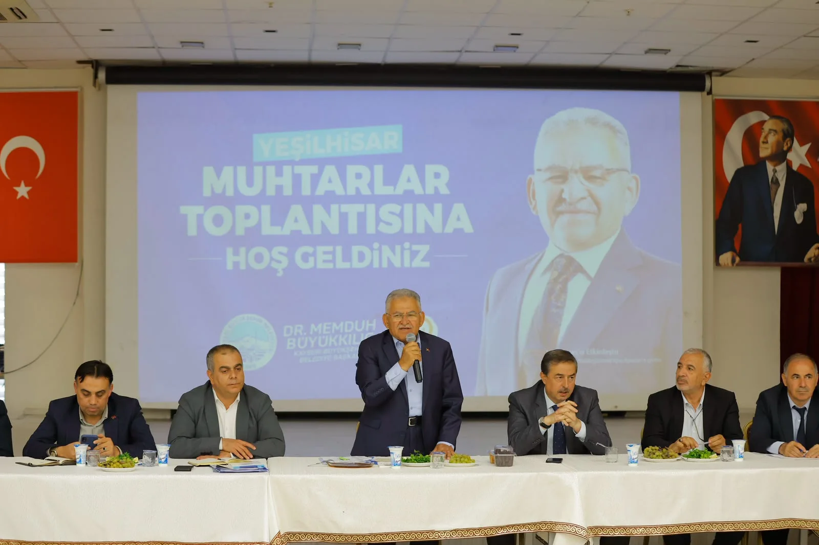 Başkan Büyükkılıç’tan İncesu ve Yeşilhisar’da muhtarlarla istişare mesaisi