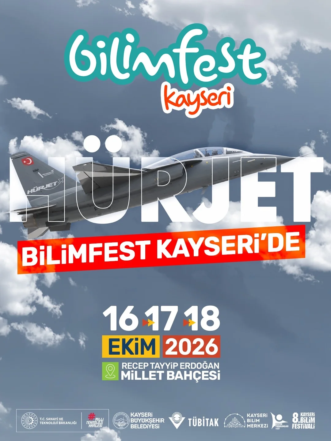 HÜRJET ve Türk Yıldızları, Kayseri’de gökyüzü tutkunlarıyla buluşacak