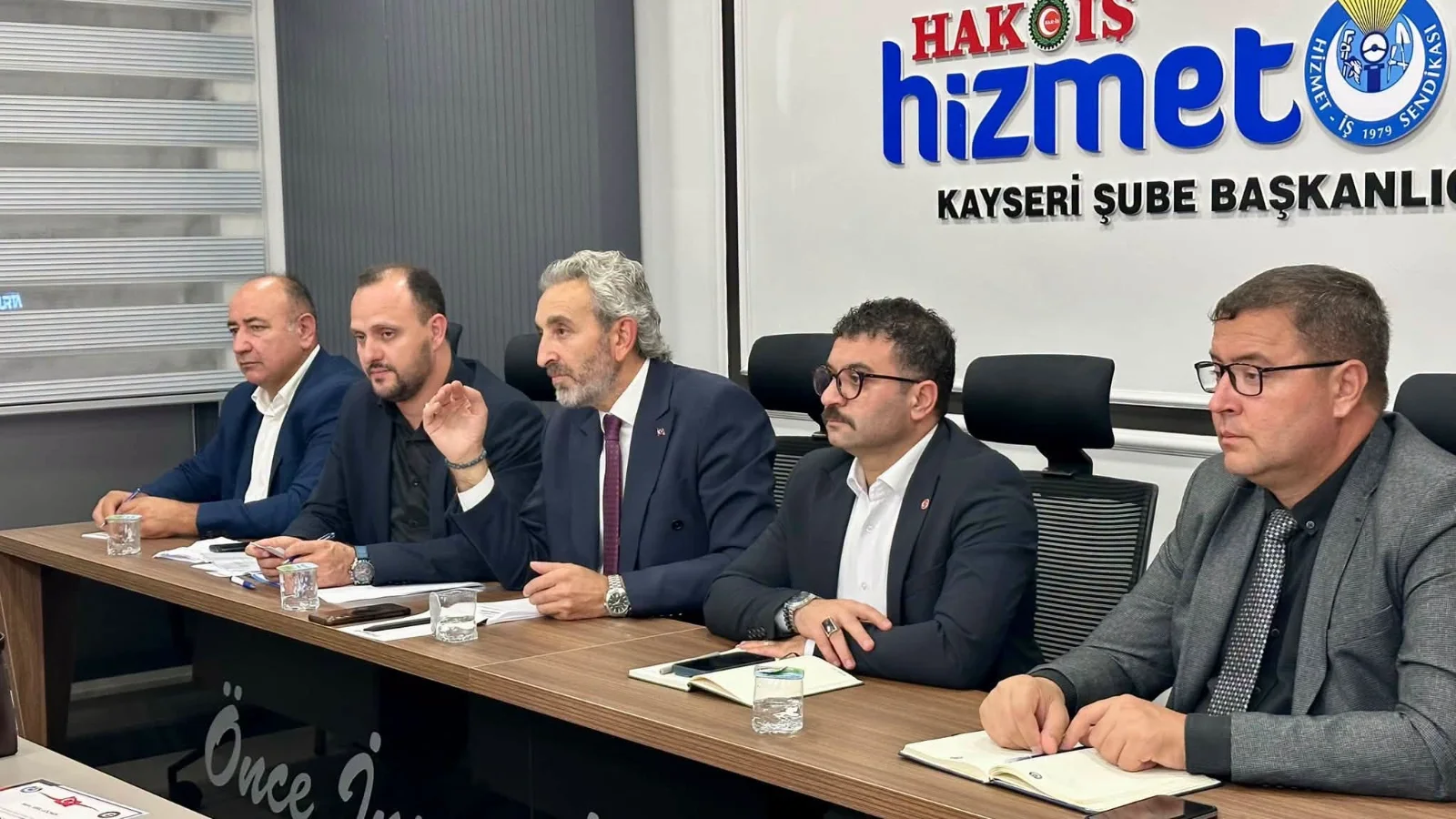 HİZMET-İŞ Kayseri Şubesi’nde eylül ayı toplantısı