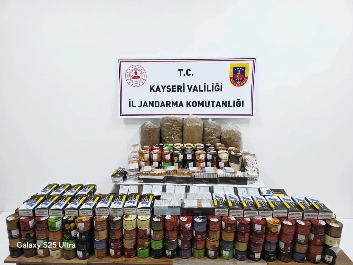 Yahyalı’da Kaçak Tütün Operasyonu: Çok Sayıda Ürün Ele Geçirildi