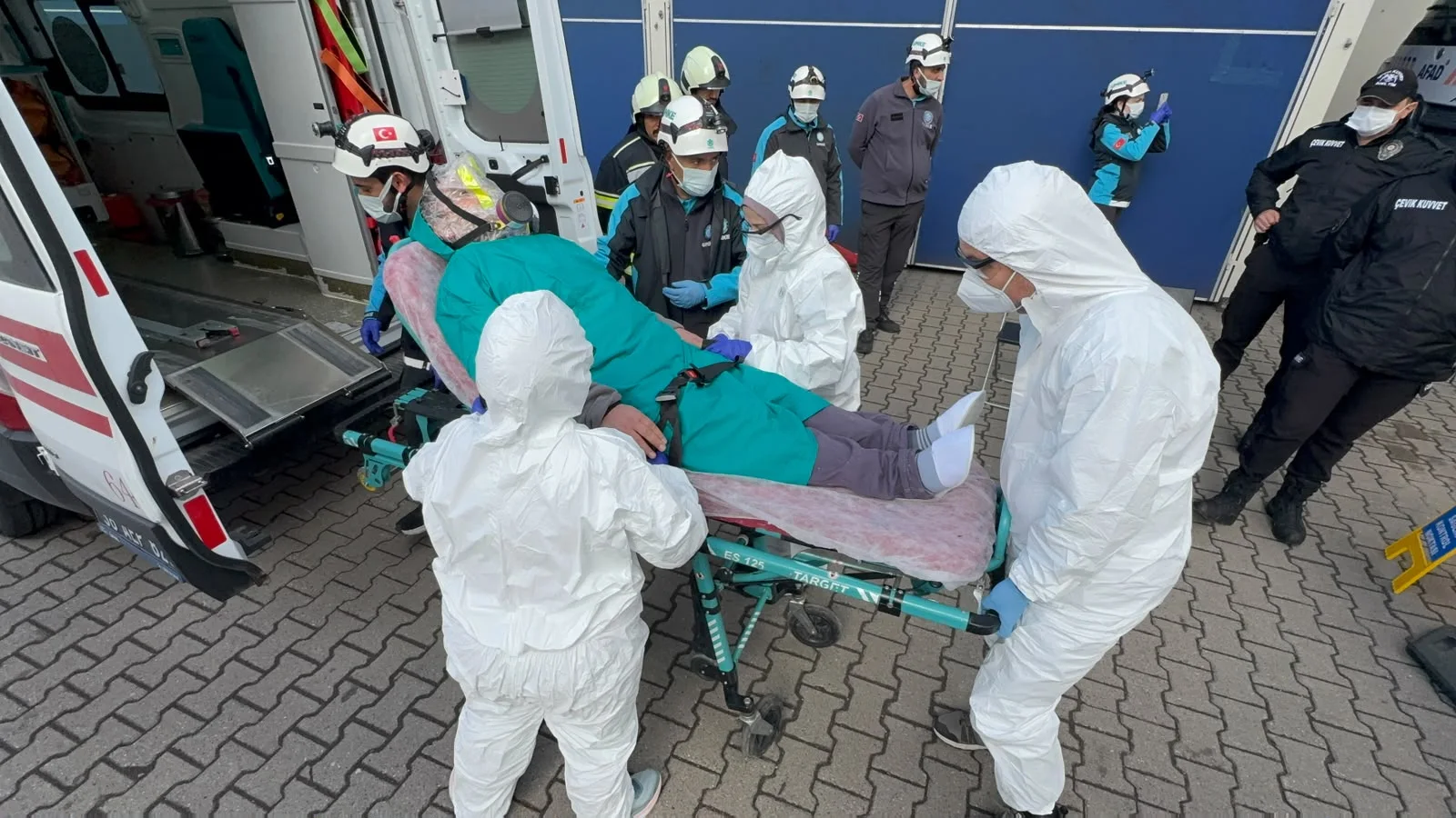 Kayseri’de 253 personelle kimyasal kaza tatbikatı