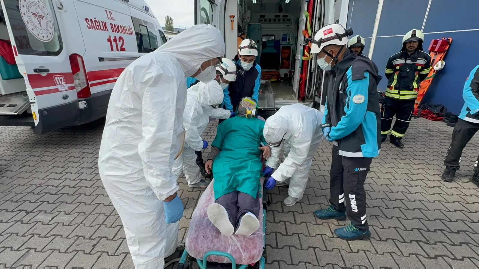 Kayseri’de 253 personelle kimyasal kaza tatbikatı