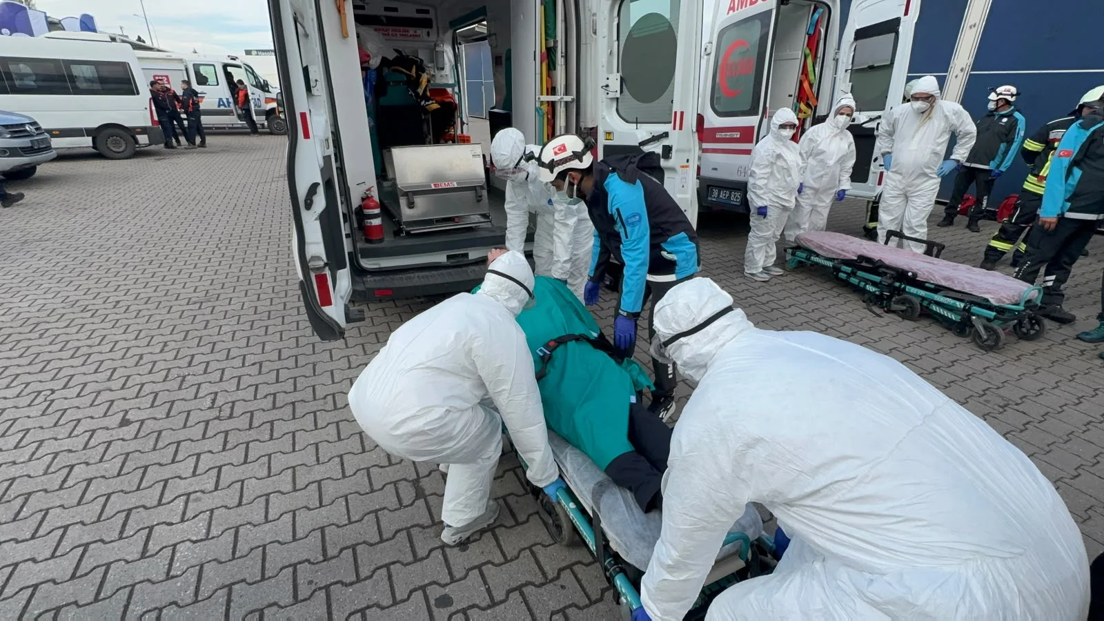 Kayseri’de 253 personelle kimyasal kaza tatbikatı