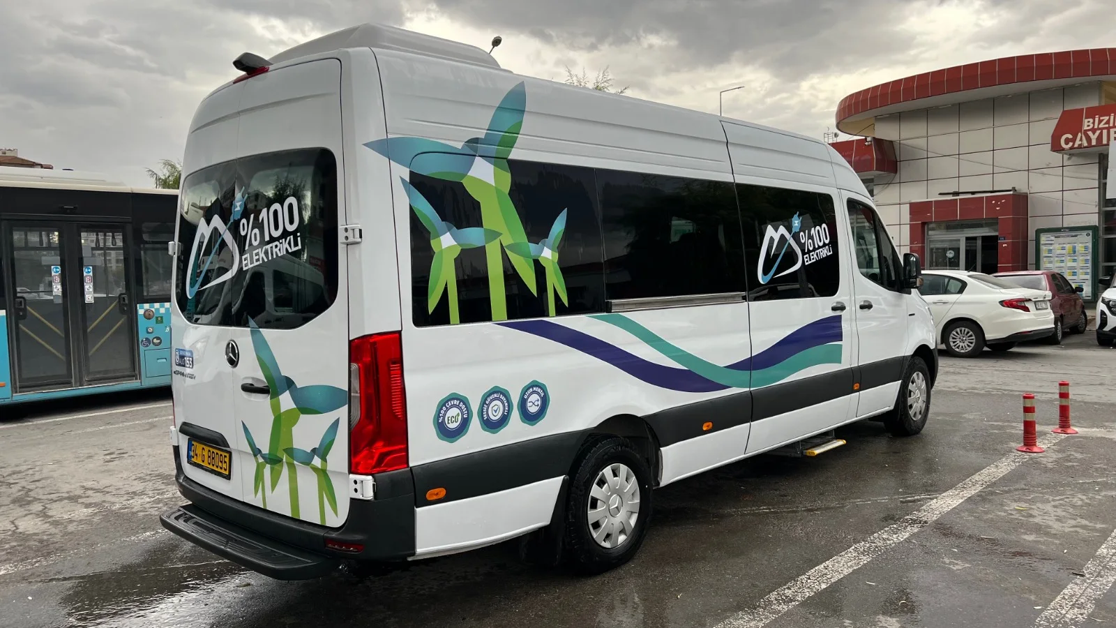 İlçelere ulaşım elektrikli minibüslerle yapılacak