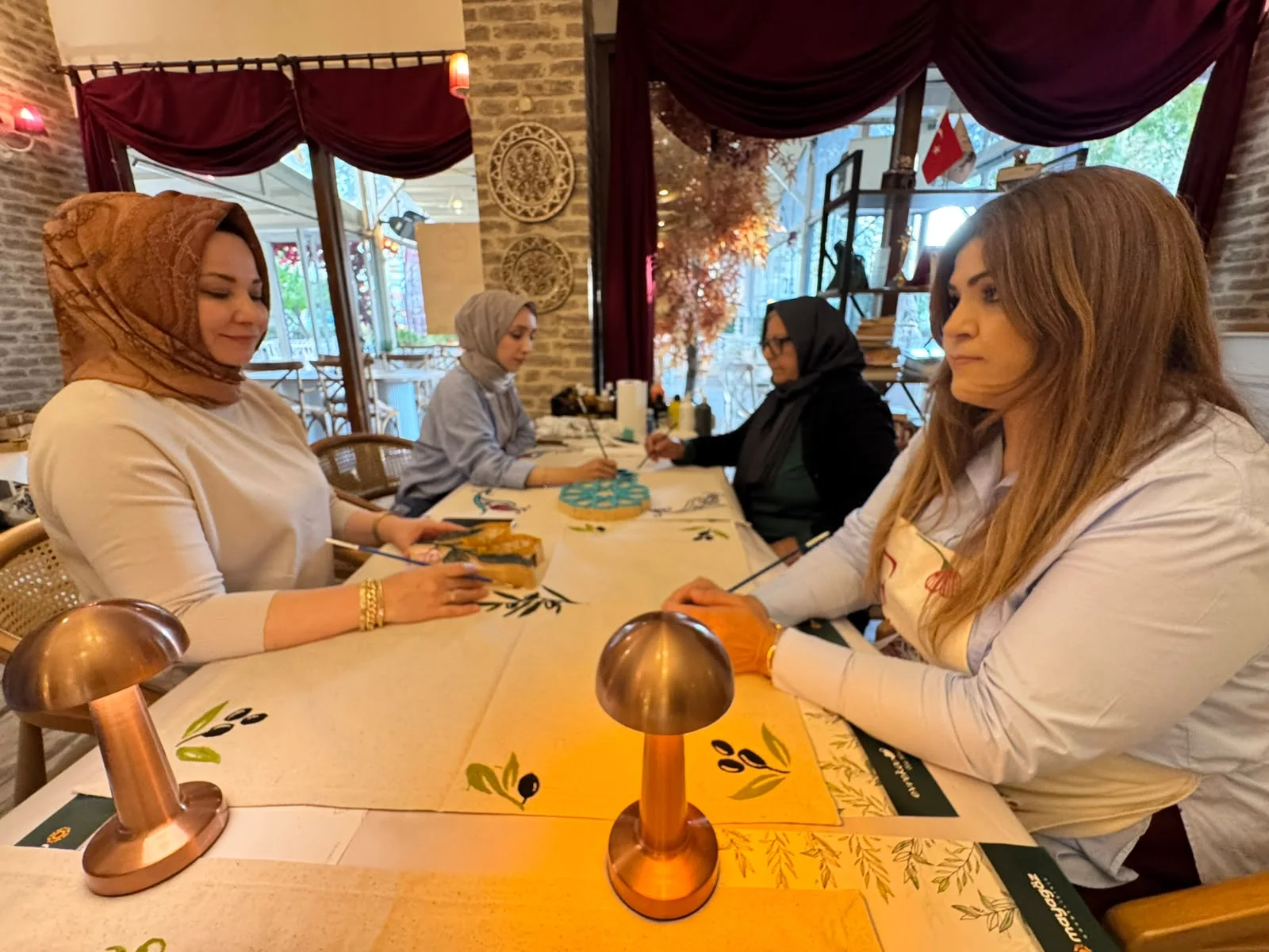 Kayseri’de “Kumaşa sanatını kat” atölyesi düzenlendi