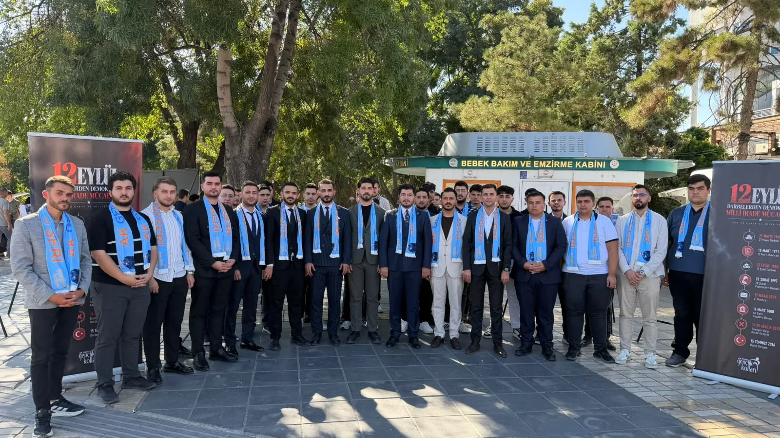 AK Parti Kayseri Gençlik Kolları'ndan 12 Eylül mesajı: "Yeter! Söz de karar da milletindir"