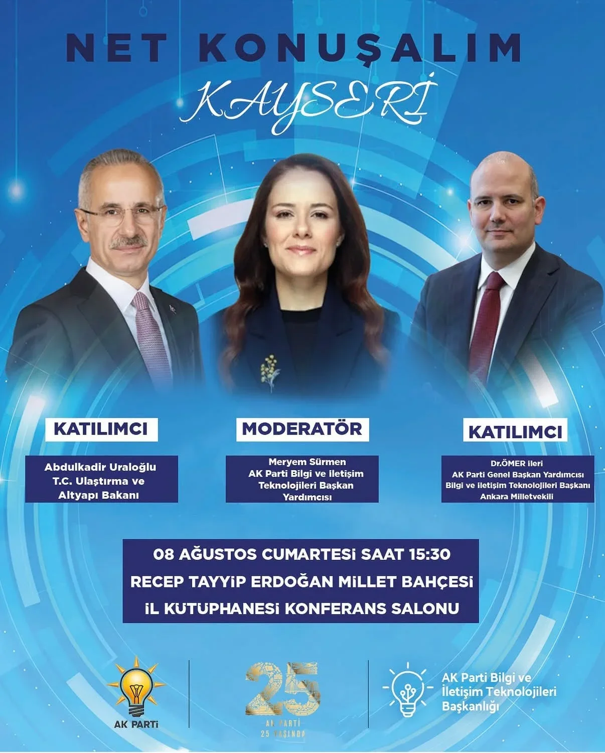 Kayseri’de Gençler “Net Konuşalım” Programında Buluşuyor.