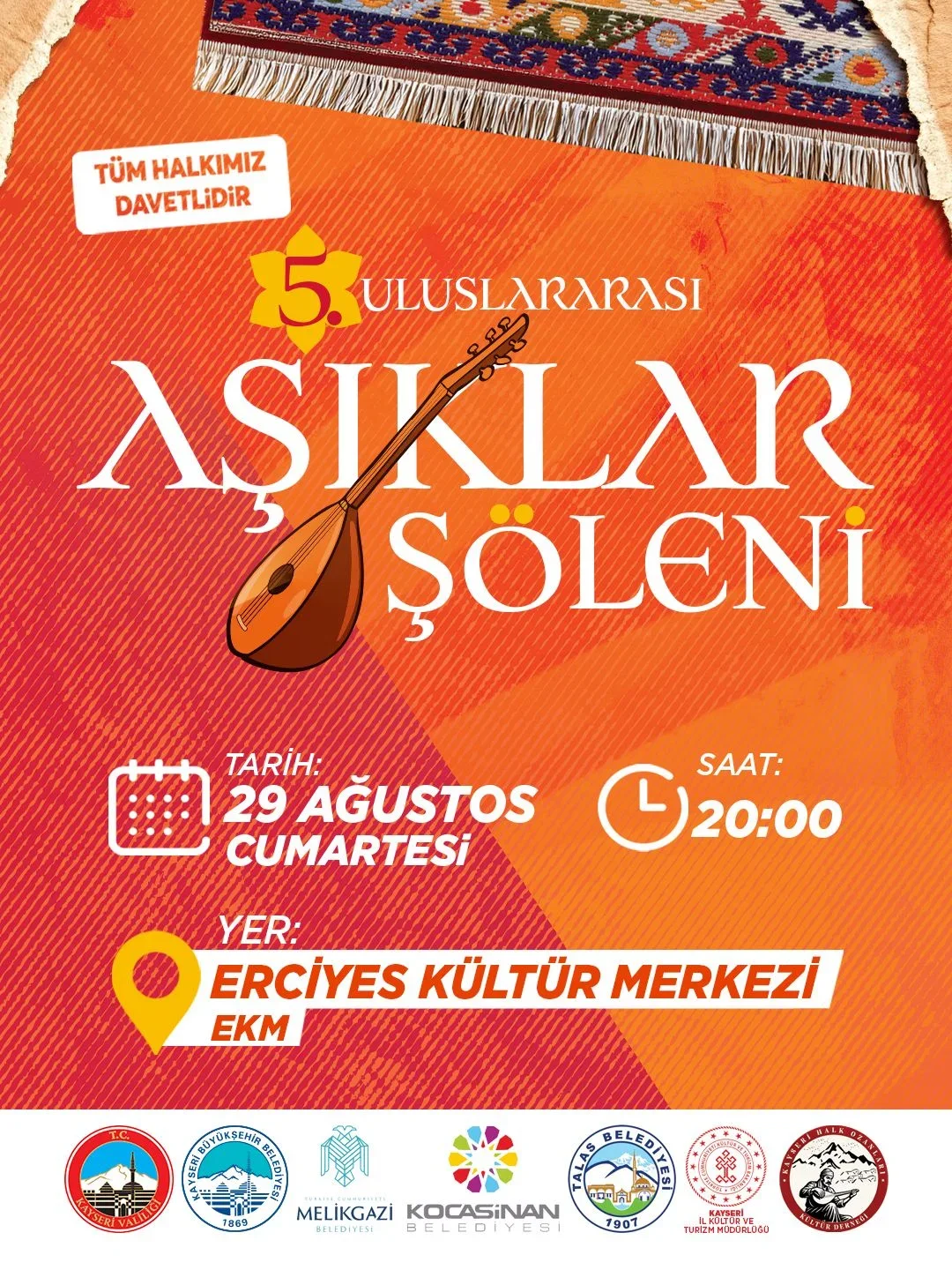 Büyükşehir’den 5. Uluslararası Aşıklar Şöleni’ne davet