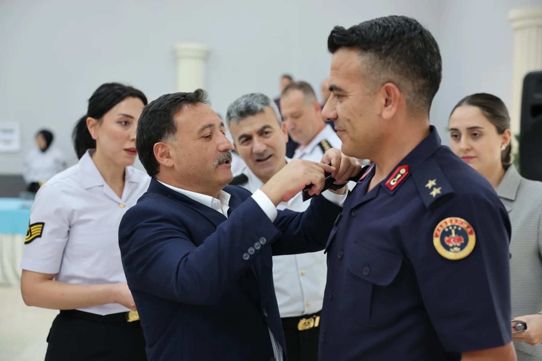 Vali Çiçek, rütbe terfi törenine katıldı