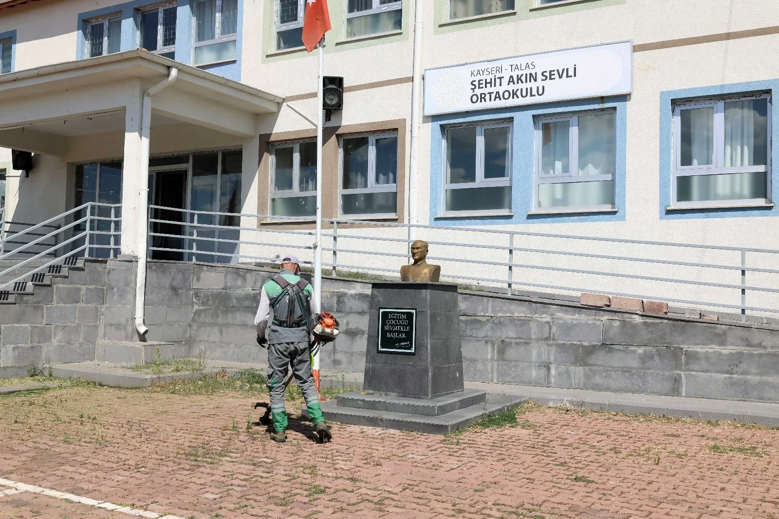 Talas’ta okullarda yeni eğitim yılı hazırlığı