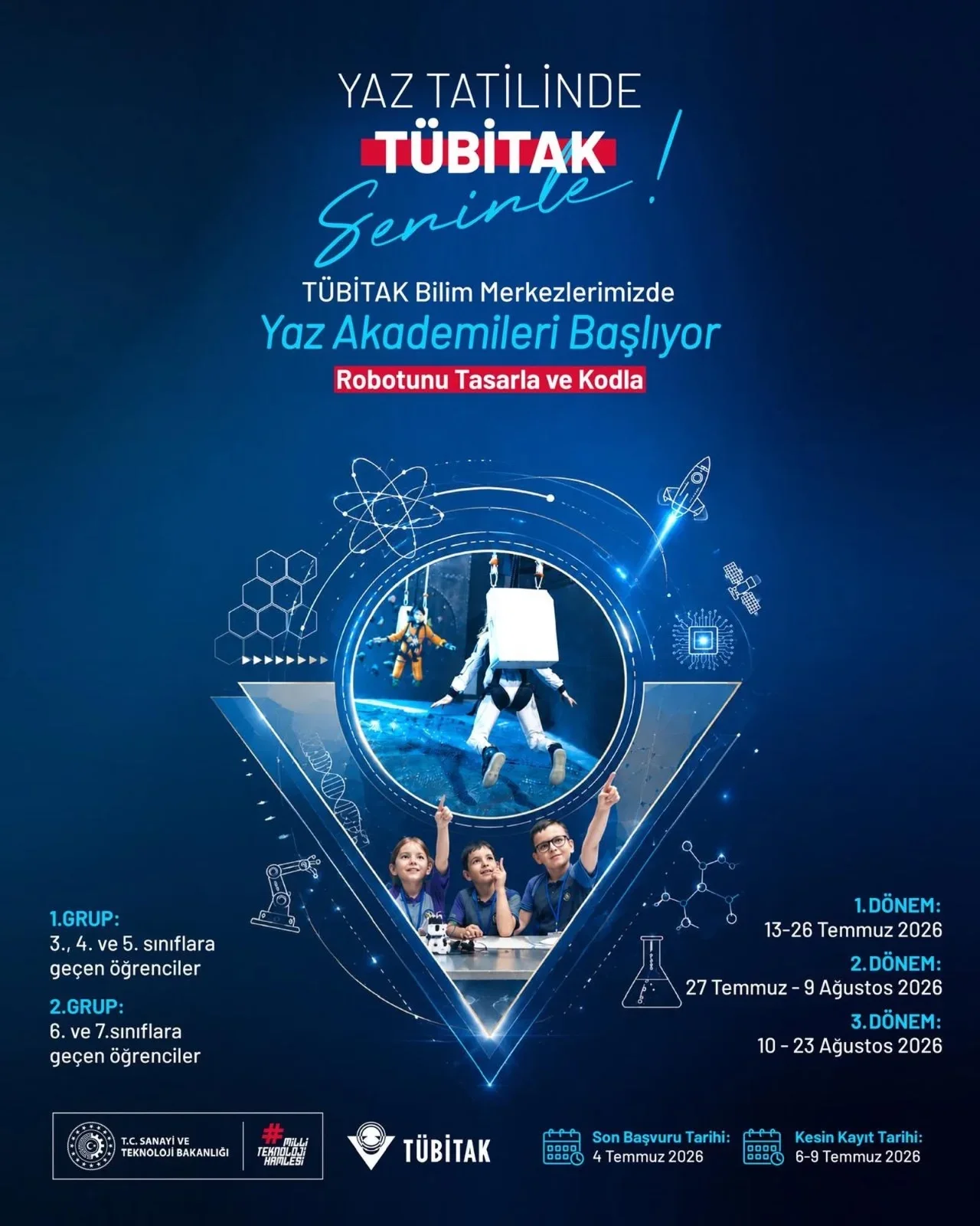 Kayseri Bilim Merkezi'nden çocuklara robotik ve kodlama akademisi