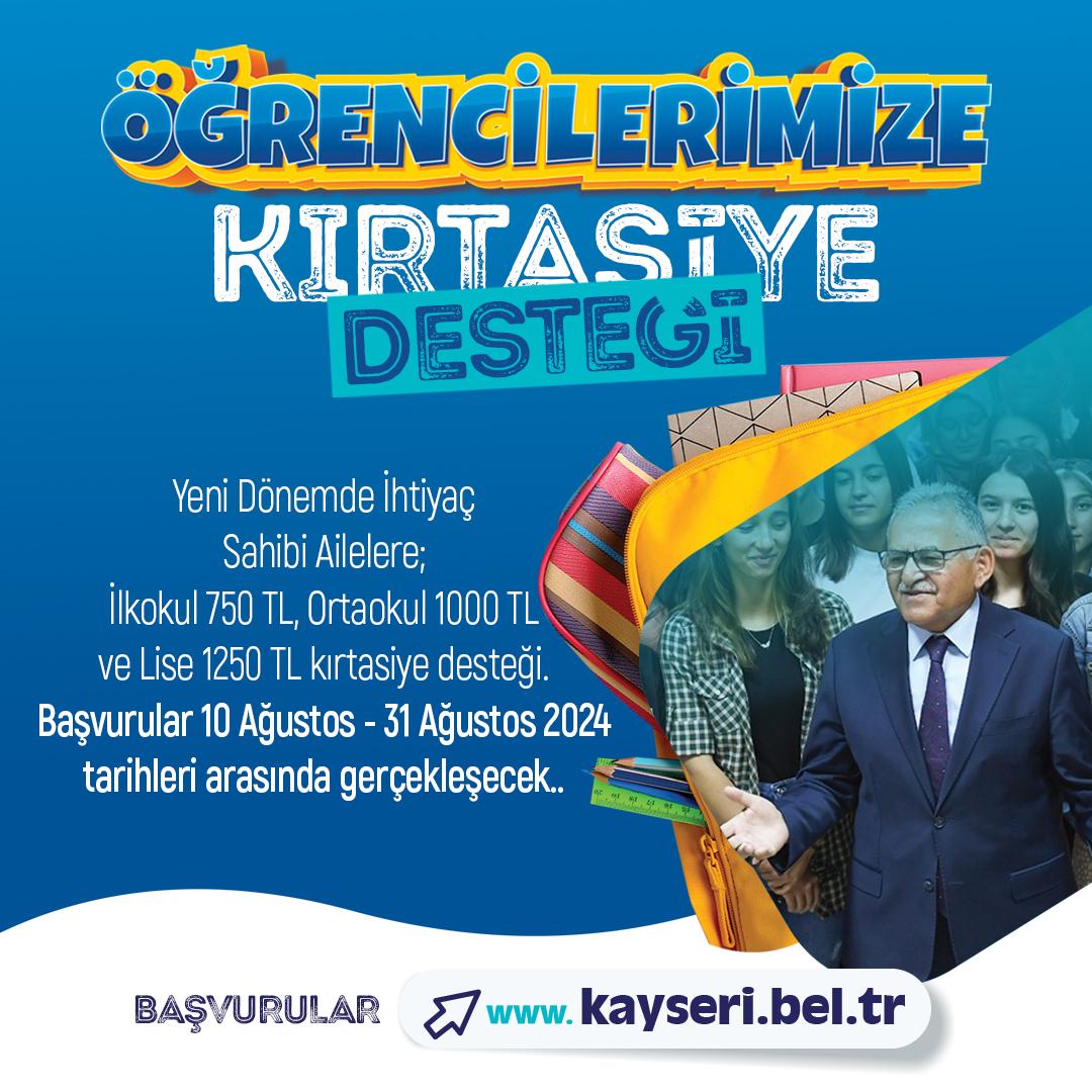 Büyükşehir’den ihtiyaç sahibi ailelere kırtasiye yardımı