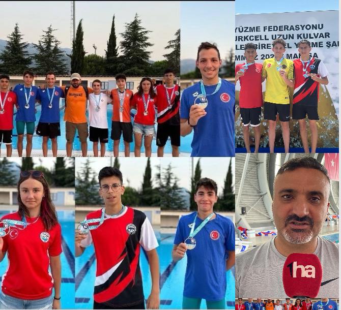 Kayserili yüzücüler Uzun Kulvar Türkiye Şampiyonası’ndan 30 madalyayla döndü