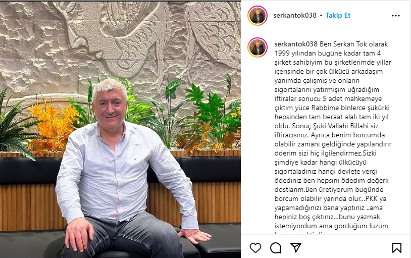 MHP eski İl Başkanı Serkan Tok, sessizliğini bozdu