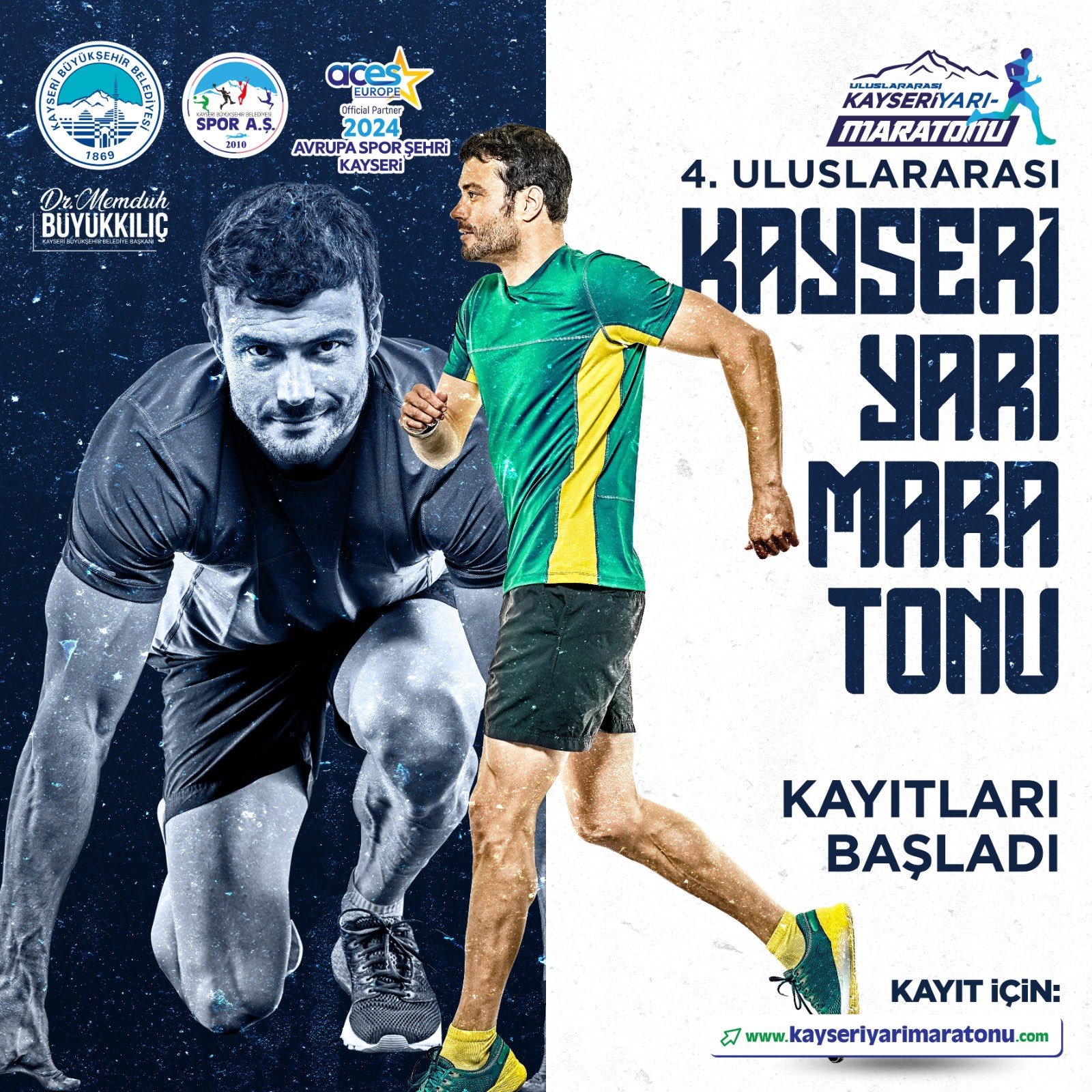 4. Uluslararası Kayseri Yarı Maratonu kayıtları başladı