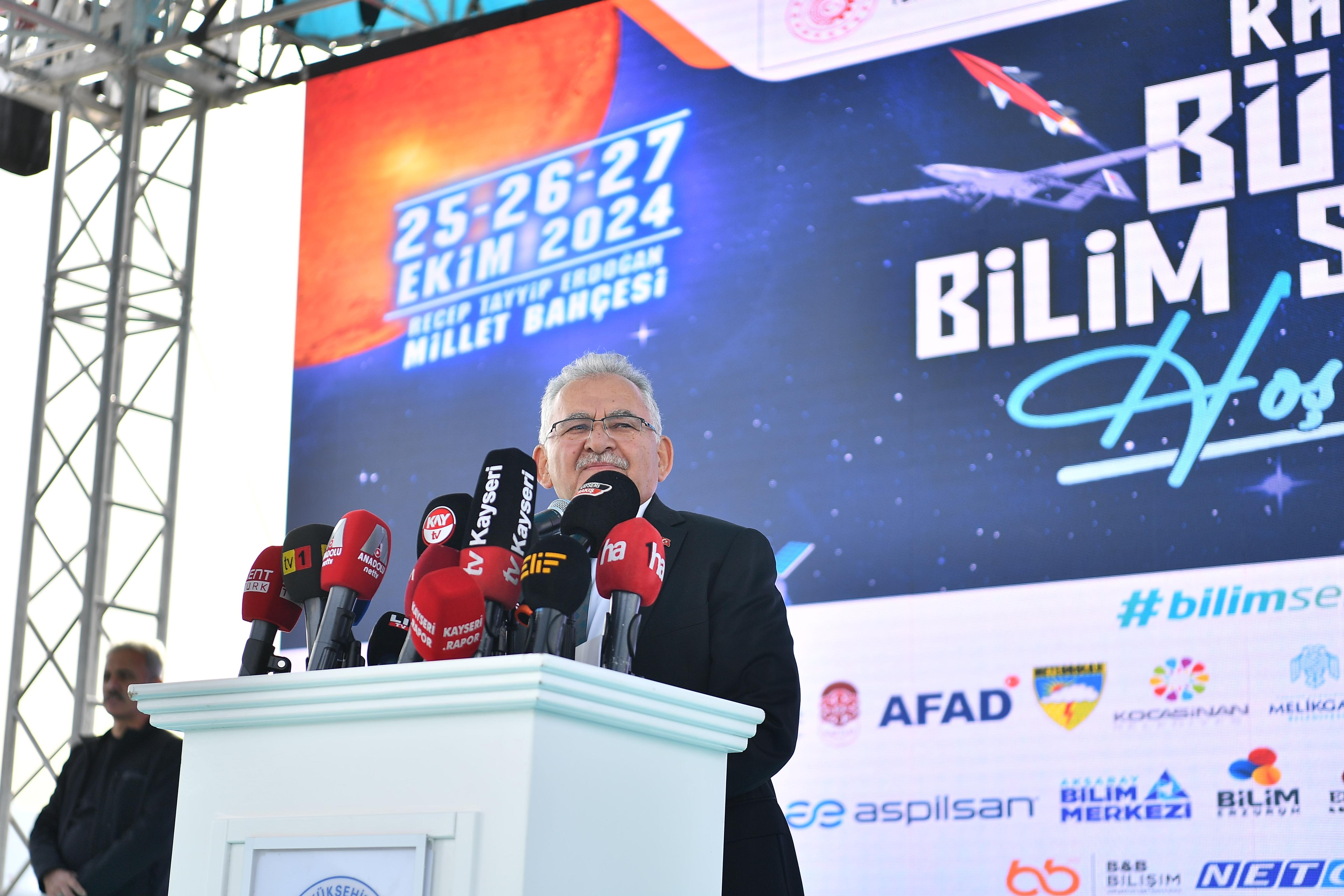 Kayseri'de Bilim Rüzgarı: 6’ncı bilim şenliği başladı