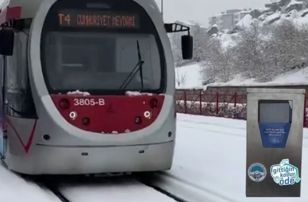 Kayseri’de Tramvaylarda Yeni Bir Dönem: "Gittiğin Kadar Öde" Projesi Başlıyor