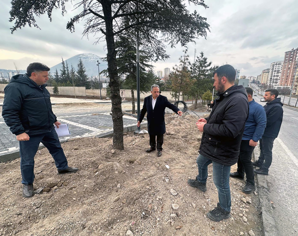 Talas Millet Bahçesi soğuk kış şartlarına rağmen hızla ilerlemeye devam ediyor