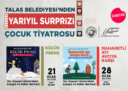 Talas'ta Çocuklara Yarıyıl Sürprizi