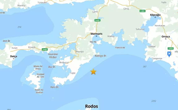 Marmaris Açıklarında 5.8 Büyüklüğünde Deprem: 34 Yaralı